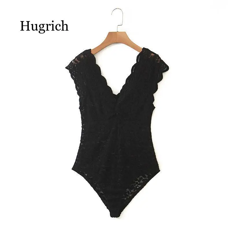 

Комбинезон женский с V-образным вырезом, пикантное облегающее трико с завышенной талией, повседневная одежда для работы, брюки, черный цвет, ...