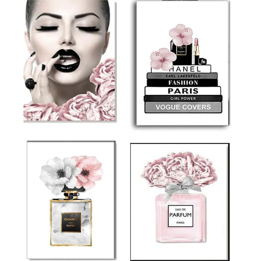 Цветочный флакон духов Модная книга алмазная живопись макияж вышивка