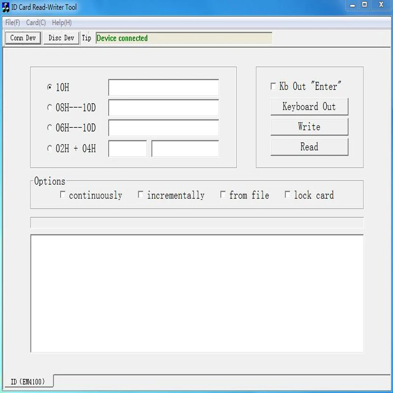 Смарт считыватель и записывающее устройство rfid USB 125 кГц + 5 бирок EM4350 T5577 компакт