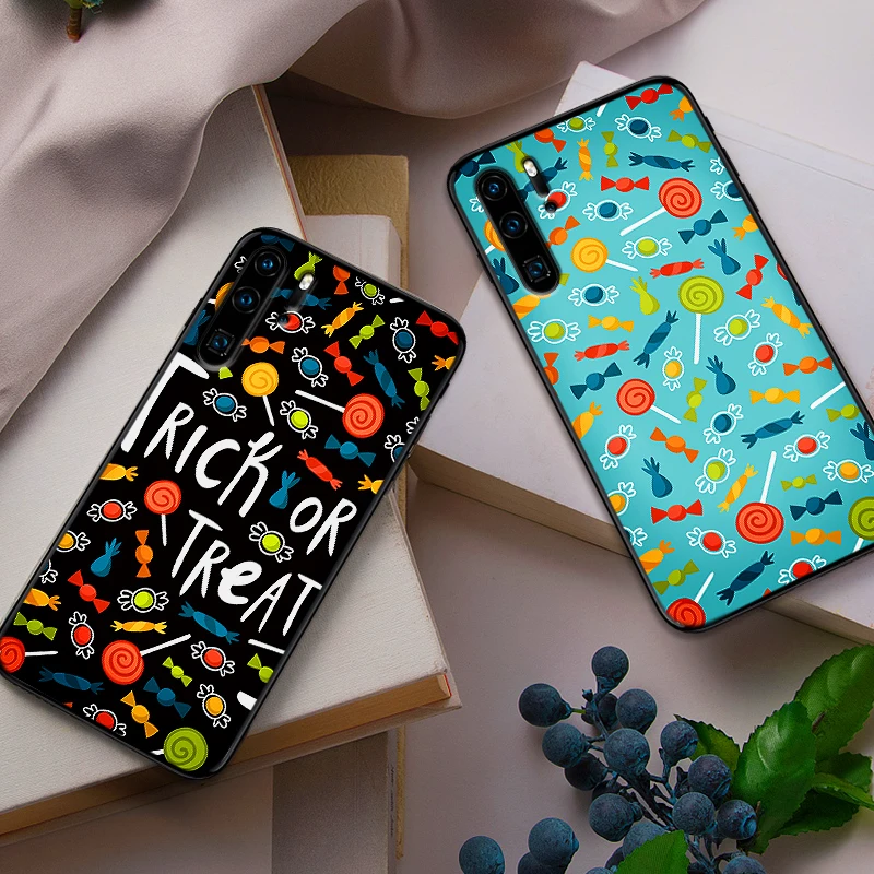 Для huawei Nova 2i 3i 5i Хэллоуин Рождество конфеты Y7 2018 Y9 Prime 2019 Коврики 10 20 Pro Nova2 3 4 Lite