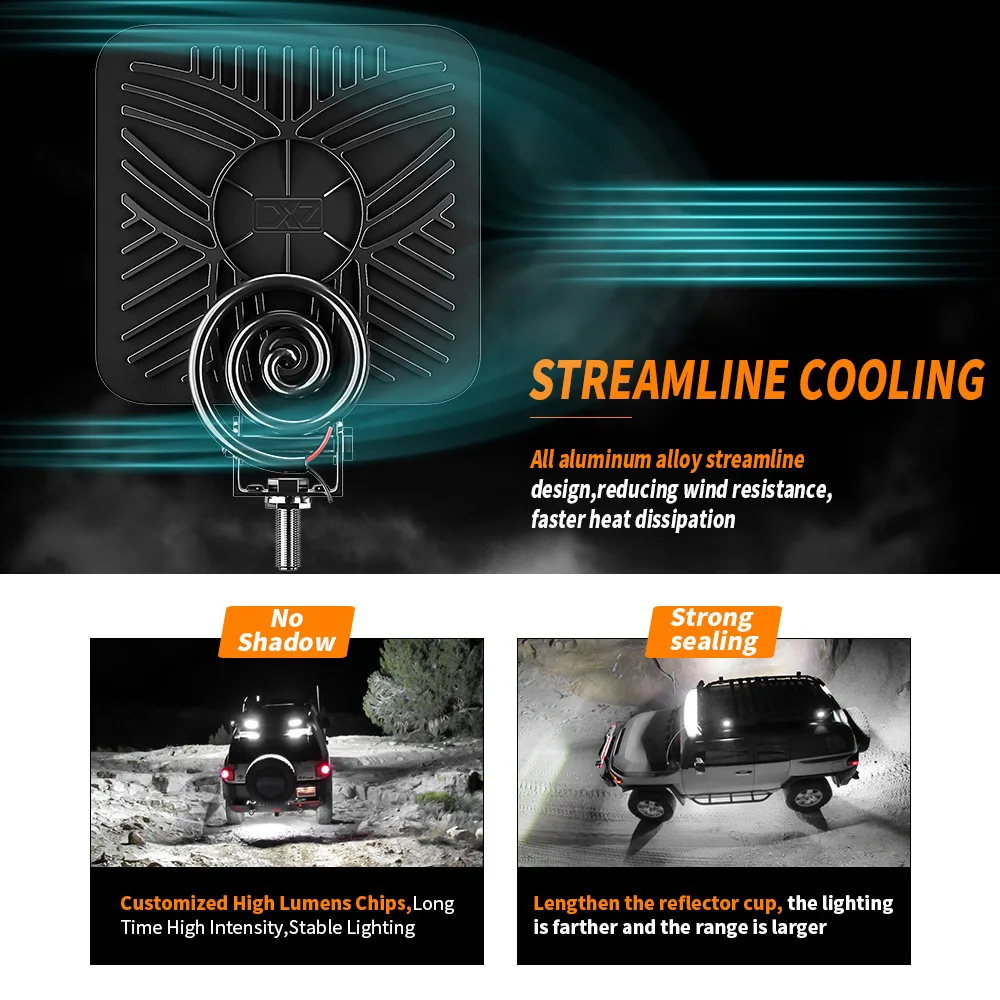 19/23/29 светодиодный водонепроницаемый рабочий светильник для баров точечный луч