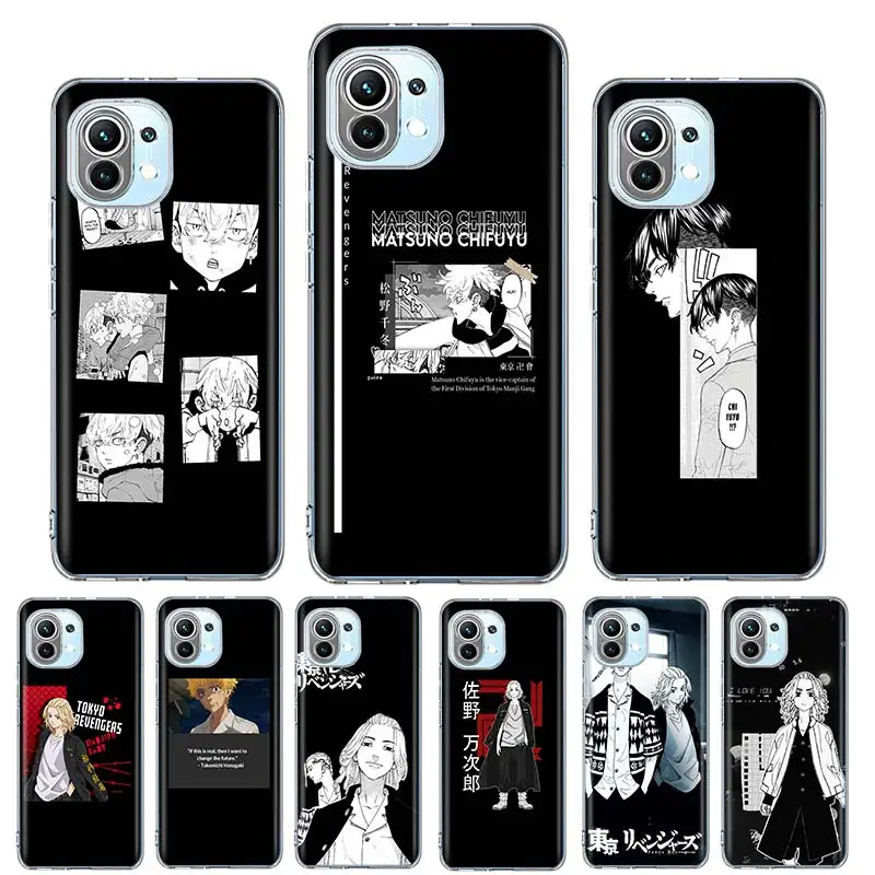 

Tokyo Revenger Printing Case Funda For Xiaomi Mi Note 10 Lite 11 Ultra 9T 10T Pro 10S Poco X3 NFC F2 F3 M2 A2 A3 Cover Coque