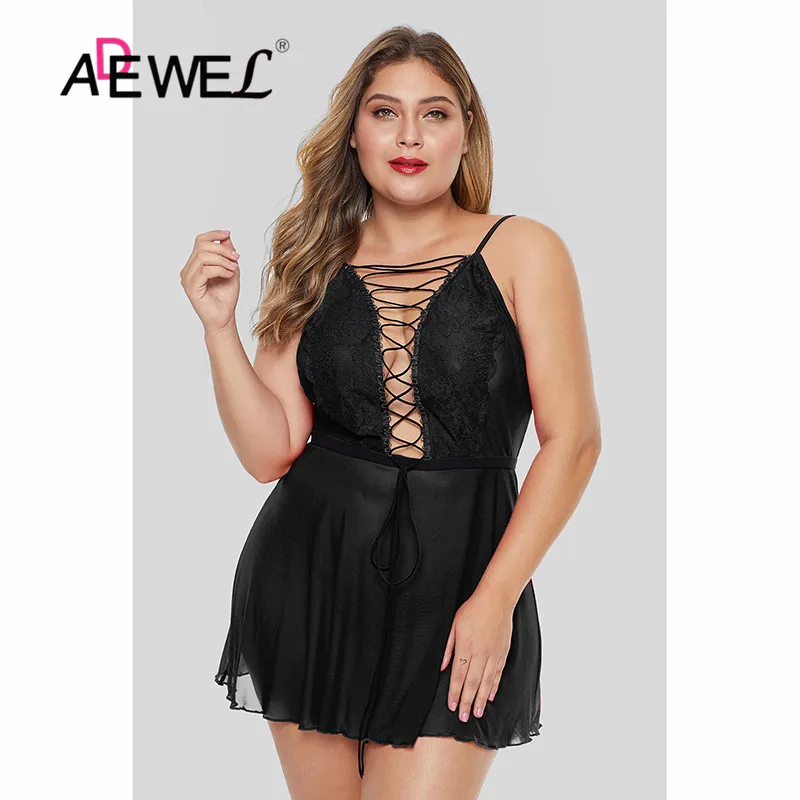 Женское нижнее белье на шнуровке ADEWEL красное Бандажное размера плюс с открытой