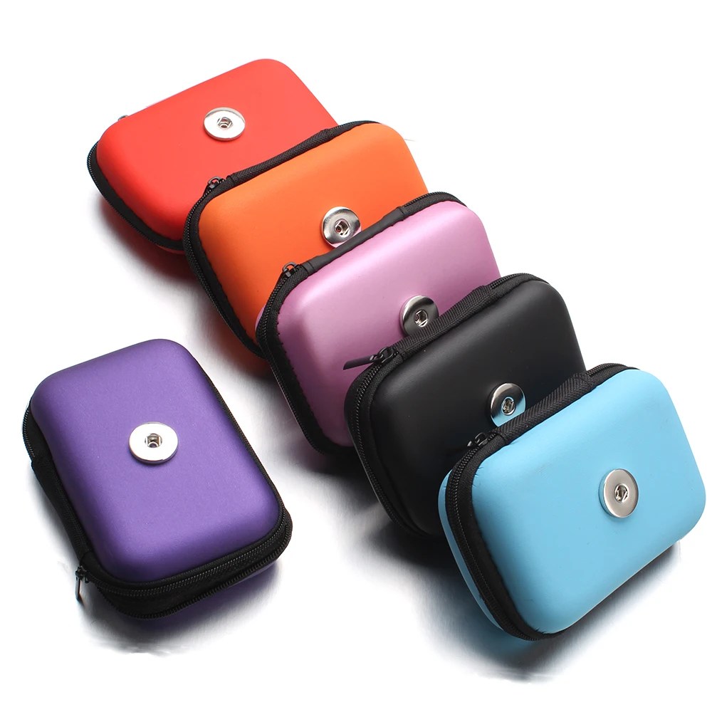 Новинка 18 мм чехол с застежкой кнопкой для ювелирных изделий маленький Ручной