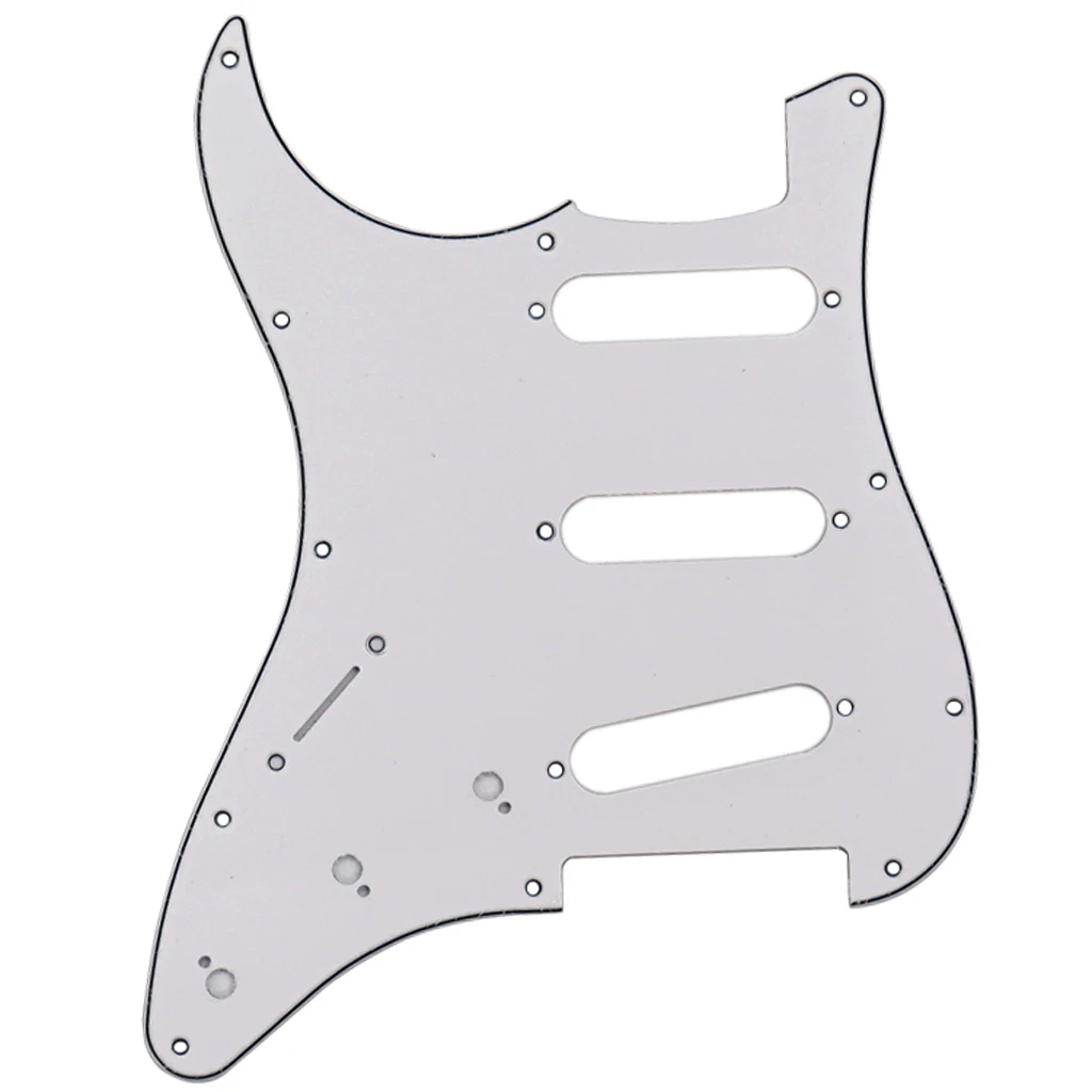 

Left-Handed 11 Holes Electric Guitar Pickguard Anti-Scratch Plate 3ply
