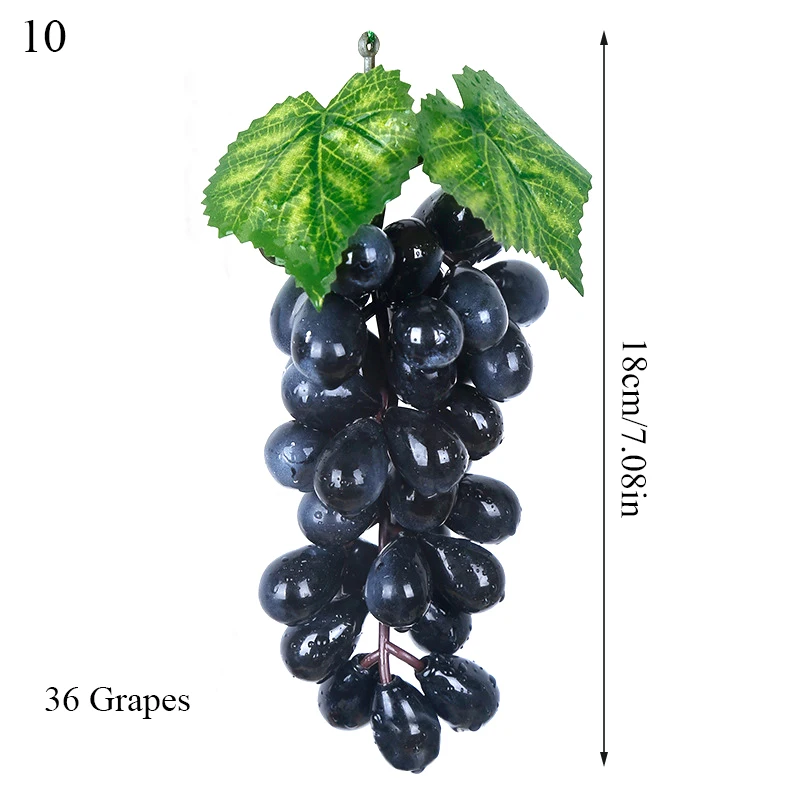 

Hot Artificial Fruit Grapes Creative Fake Decorative Fruit Wedding Party Simulation Decorative Fashion Sweet Home Supplies