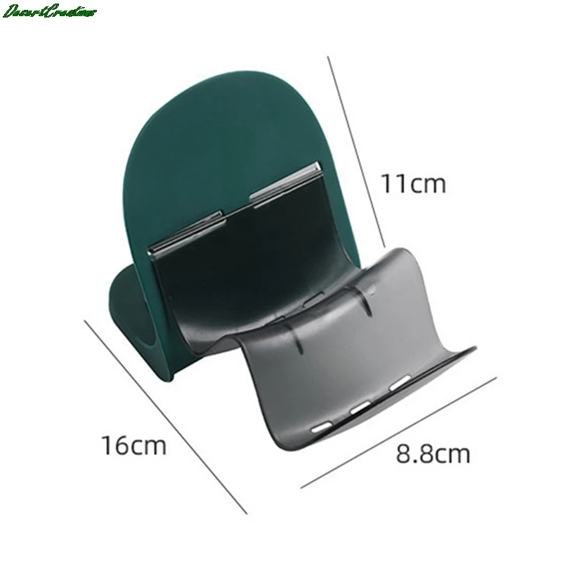 

Soap Holder Non-slip Bathroom Storage Rack Silicone Soap Box Kitchen Sponge Holder Shower Soap Dish Holder Case Container