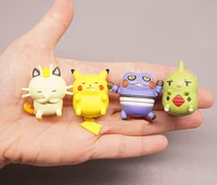 takara tomy genuine bulk goods pokemon pikachu persian sleep expression elf model decoration figure