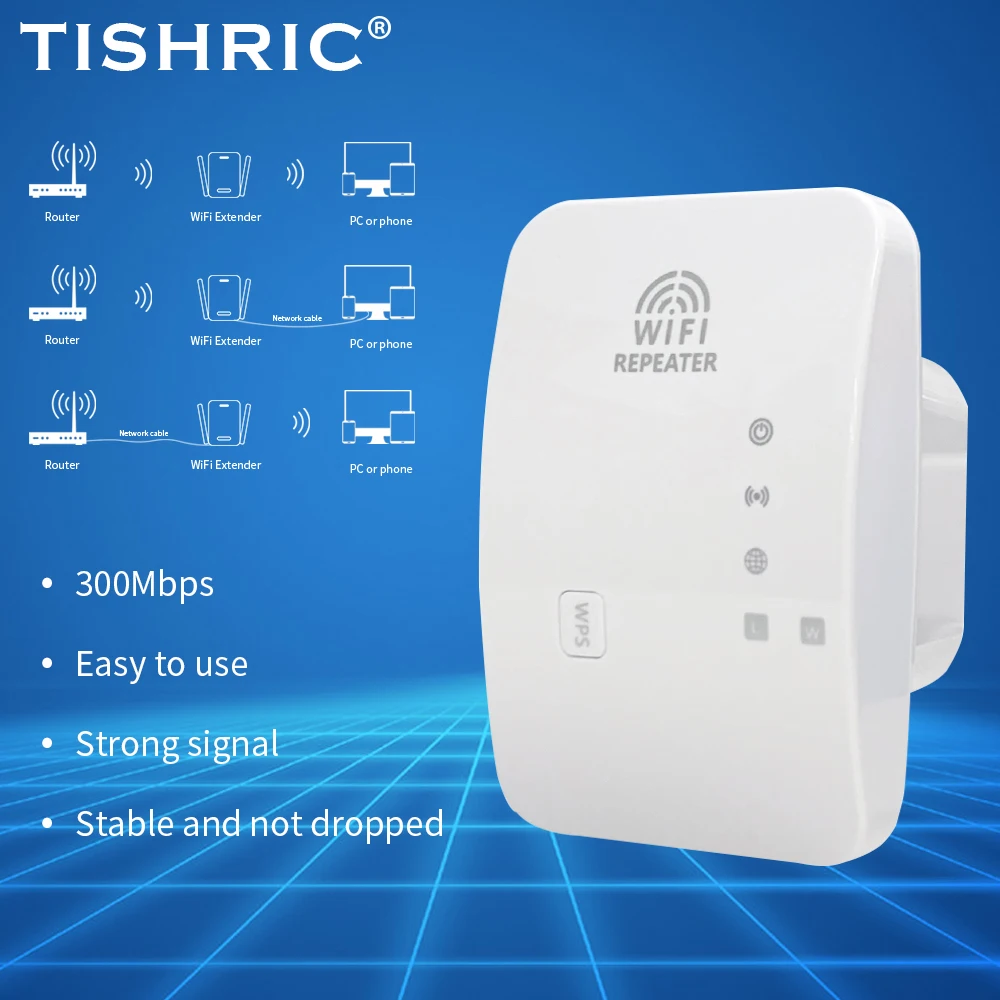 Ретранслятор Wi-Fi TISHRIC Xiao Mantou ретранслятор Беспроводной длинного радиуса действия
