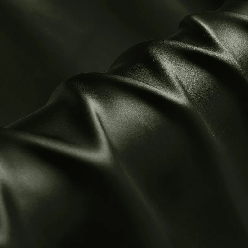 

100% шелк натуральный роскошный Тутовый charmeuse16 19 22 момме 6A класс 45 дюймов (114 см) Ширина серый черный для одежды постельное белье шелковая ткань