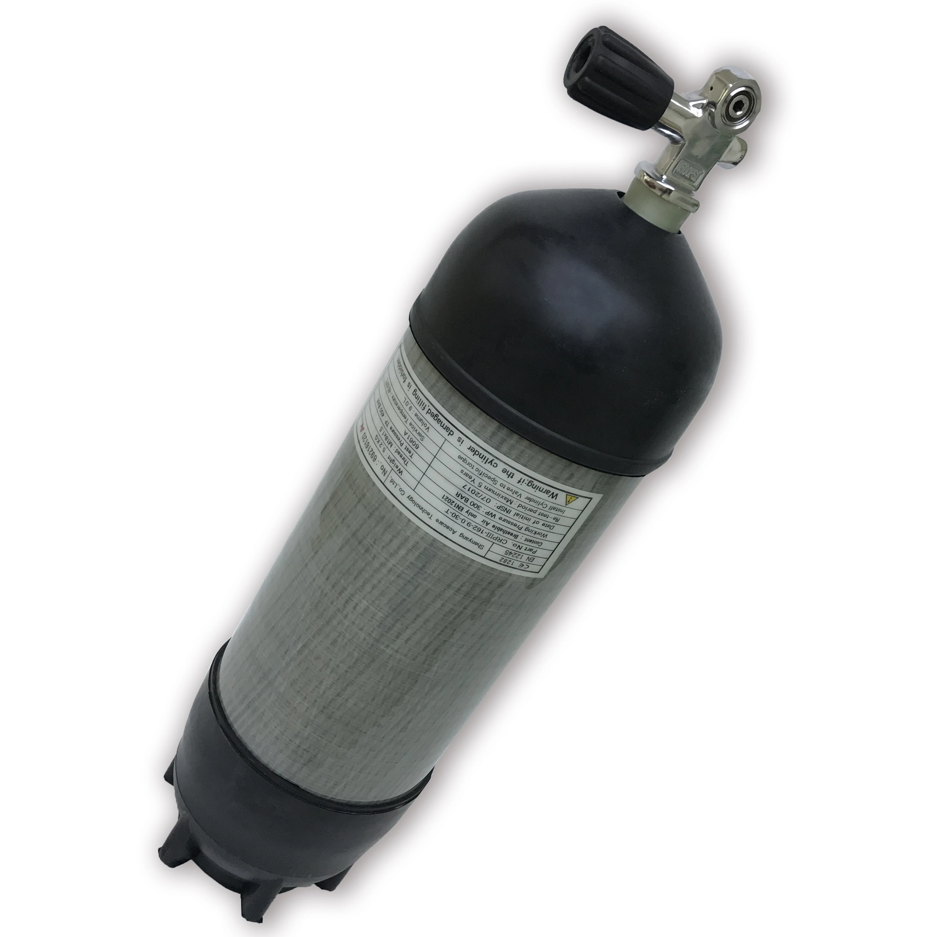 Preise AC109591 Acecare 9L 30Mpa Carbon Gas Zylinder PCP Airsoft Gewehr Luftgewehr Für Ziel Schießen Mit Gummi Stiefel & Tauchen Ventil