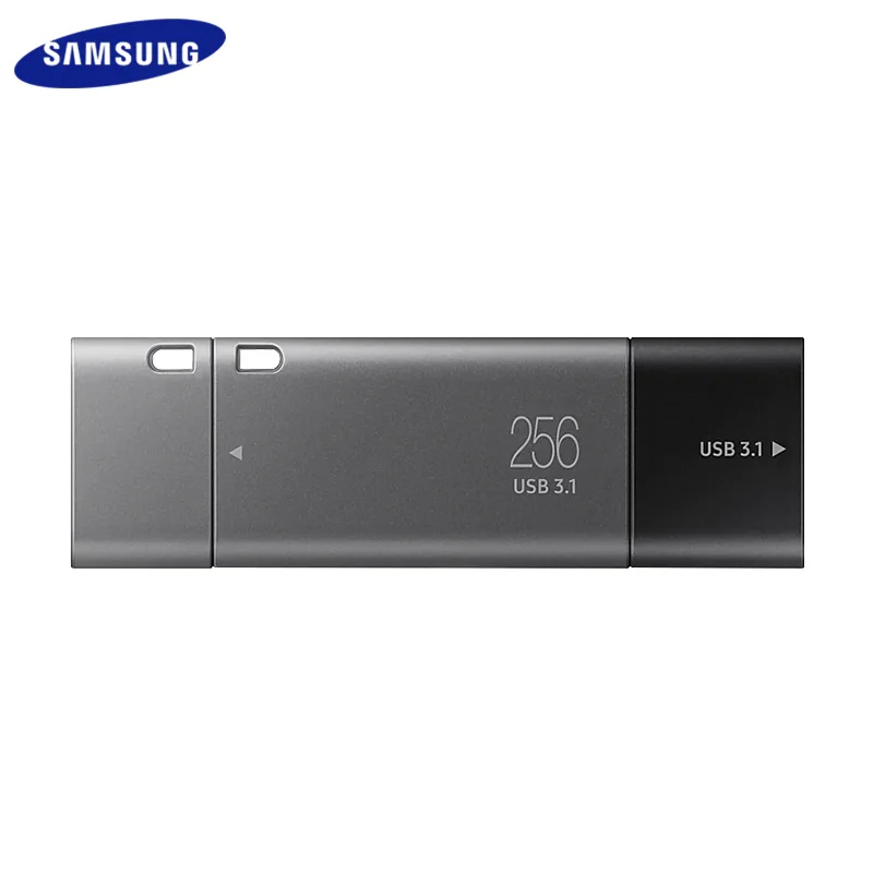 

Samsung USB 3.1 DUO Plus Memory Stick 128GB 256GB Metal Flash Drive Type C Type A U Disk 32GB 64GB Pendrive