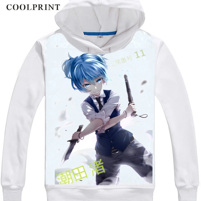 Ansatsu Kyoushitsu Shiota Nagisa Akabane Karma Аниме Косплей пользовательский пуловер свитшот с