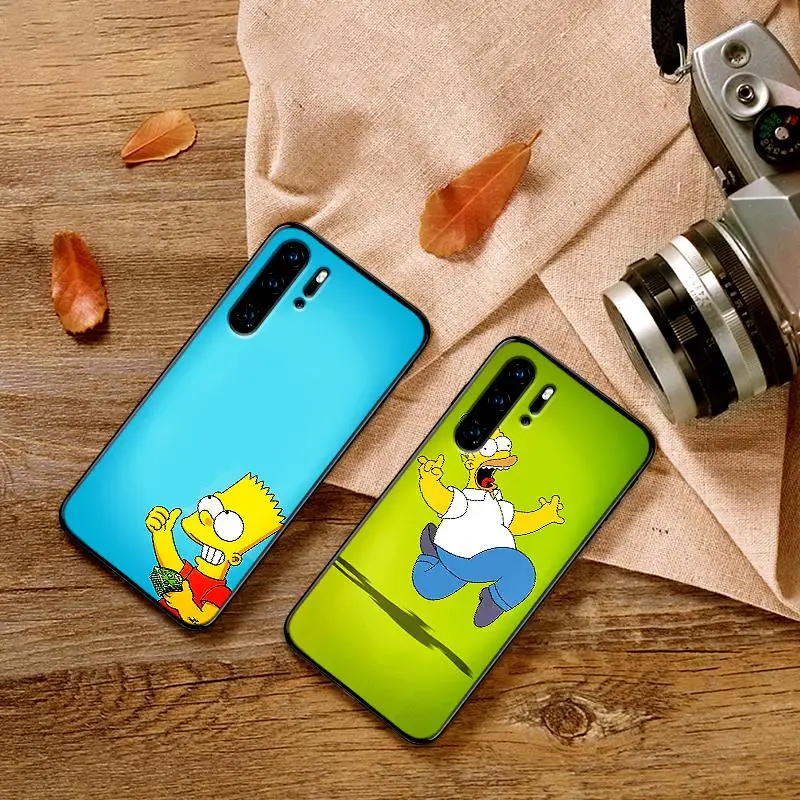 Для huawei Nova 2i 3i 5i смешной Симпсоны Y7 2018 Y9 Prime 2019 Коврики 10 20 Pro Nova2 3 4 Lite мягкий