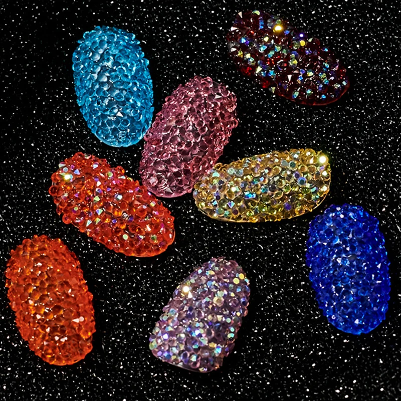 Новинка 2020 1 коробка икры 3D украшения для ногтей кристаллы микро Стразы маленькие