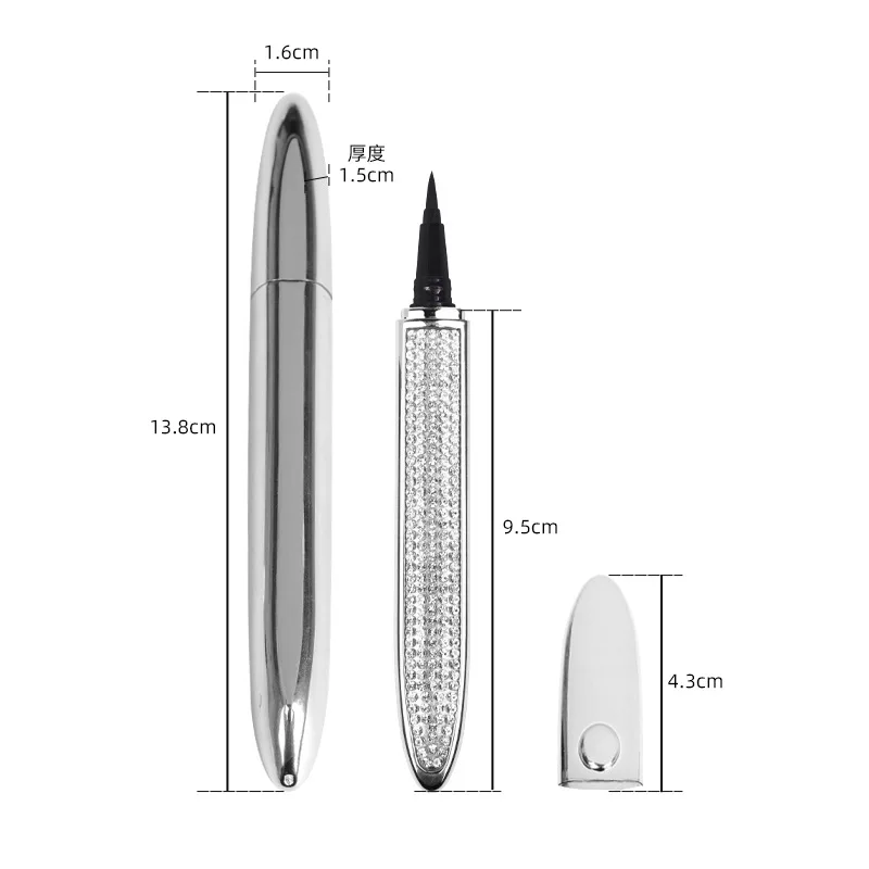 Волшебная самоклеящаяся подводка для глаз Стойкая без клея не выцветает