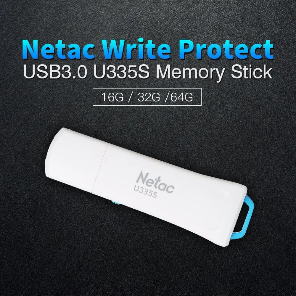 Netac USB флэш накопитель физической защиты записи коммутатор 64 Гб 3 0 флеш Жесткий