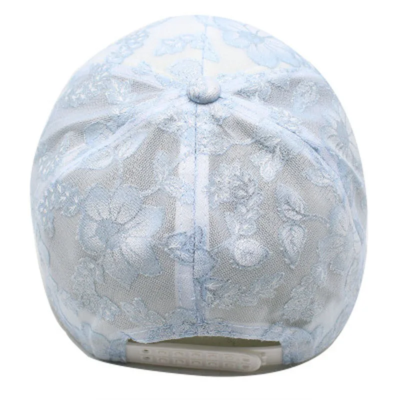 Hot Women's Baseball Cap Painting Embroidery Flower Girls Snapback Hats Woman Female Cap Mesh Summer Sun Hat
