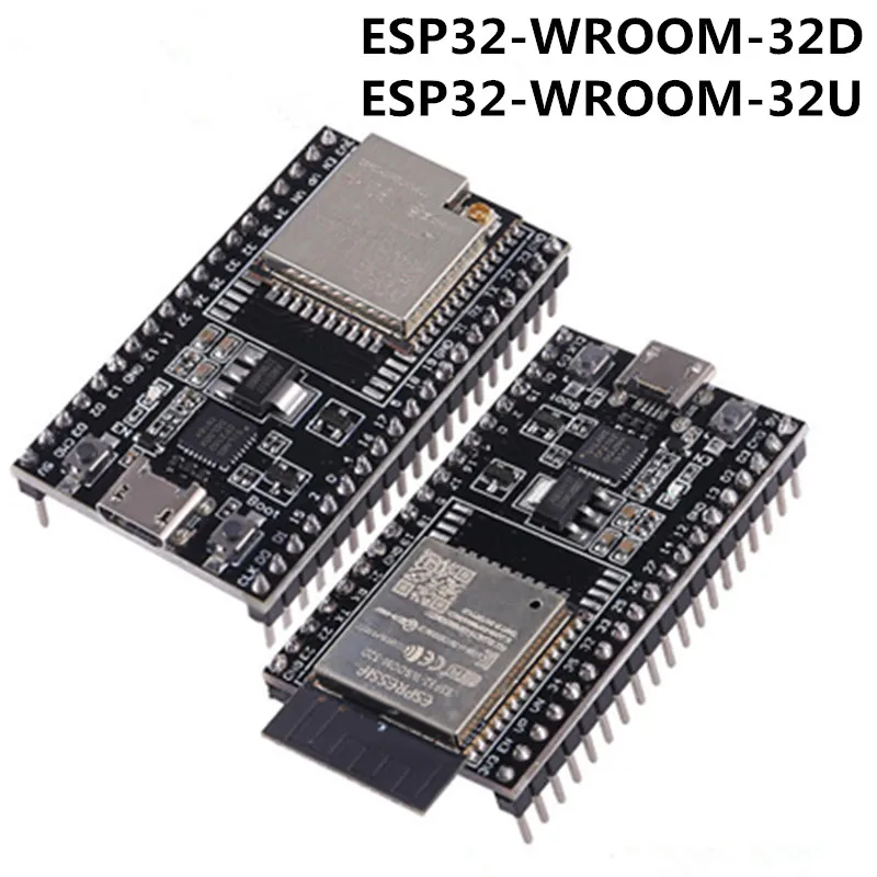 Макетная плата ESP32 разработки с поддержкой Wi-Fi и Bluetooth в виде сердечника ESP32-WROOM-32D |