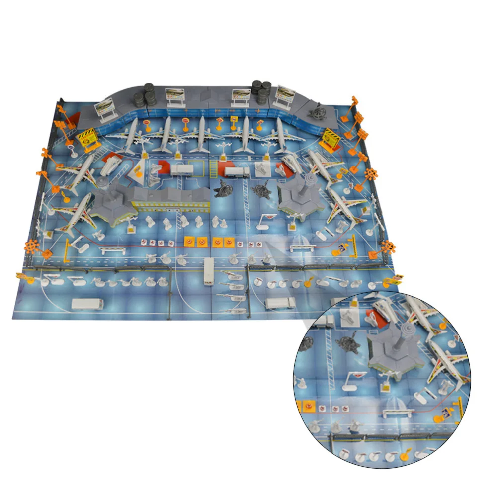 

1 Set Airport Scene Set Model Scene Educational Simulation Plane