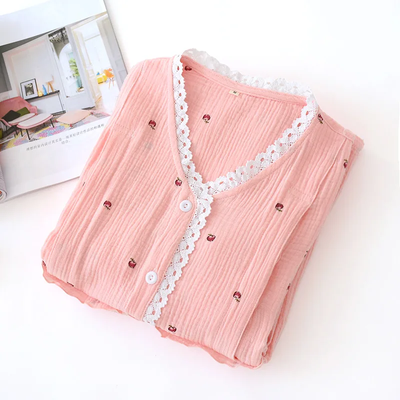 Розовая/синяя Пижама Fdfklak для беременных женщин Одежда 2020 весна осень Хлопковая