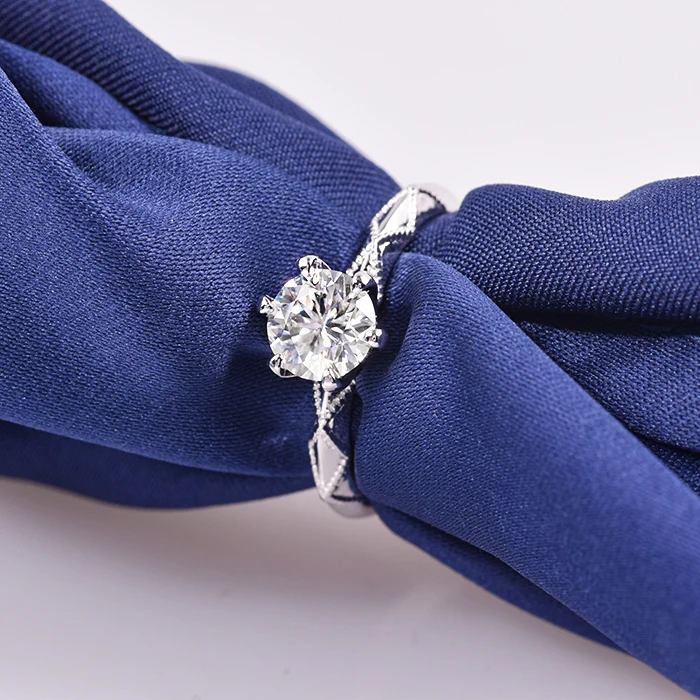 

925 Sterling Silver Luxury Bold Big Wedding Rings Set for Bridal Women Engagement Finger Christmas Gift Jewelry 1ct Moissanite