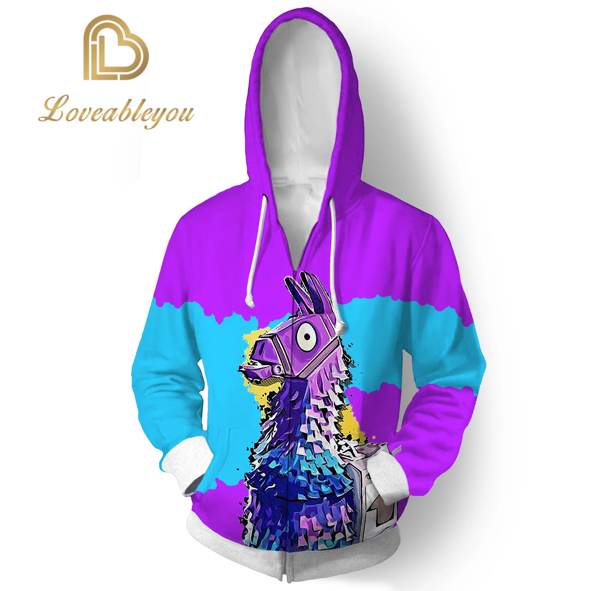 Zipper Hoodie Детская толстовка на молнии; топы для игр; повседневные толстовки с капюшоном и длинными рукавами; уличная футболка; мужской пуловер; куртка с капюшоном - Цвет: Zipper Hoodie
