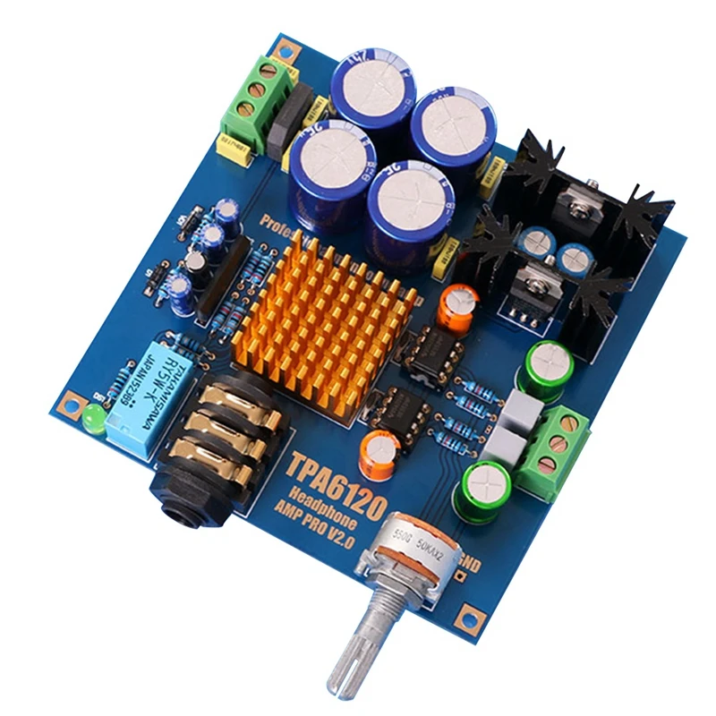 

TPA6120A2 Hi-Fi Плата усилителя наушников, аудиоусилитель, 1 шт.