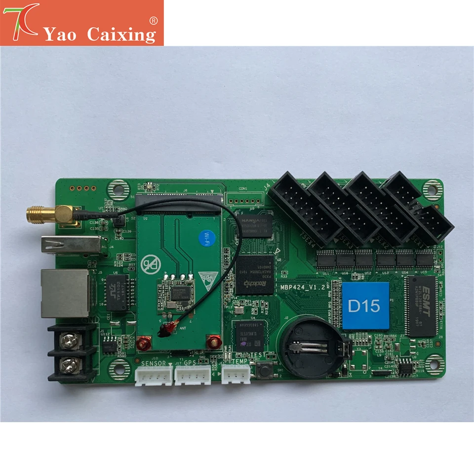Wifi функция HD-D10/D15 контроллер асинхронный контроль карты p2 p2.5 p3 p4 p5 p6 p8 p10 rgb Полноцветный точечный матричный СВЕТОДИОДНЫЙ экран