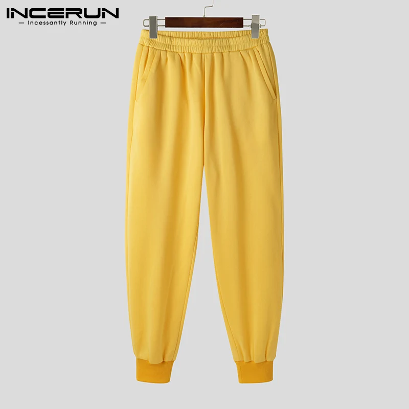 

Однотонные бриджи с эластичной талией и карманами 2021, брюки для тренировок в уличном стиле, мужские Мешковатые повседневные брюки для бодиб...