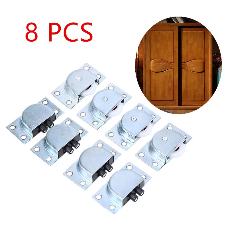 8 шт. роликовые колеса из нержавеющей стали |