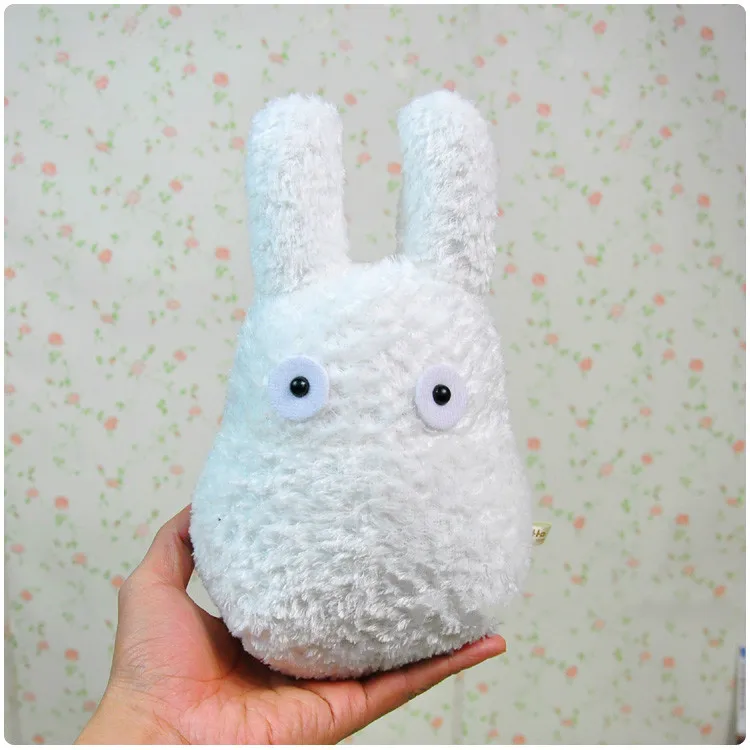 Японский аниме Кот Тоторо Чиби Милая Белая плюшевая игрушка кукла детский