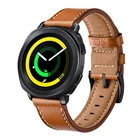 Ремешок для часов для Samsung Galaxy Watch Active 2 40 мм 44 мм ремешок 20 мм браслет из натуральной кожи ремешок для спортивного браслета