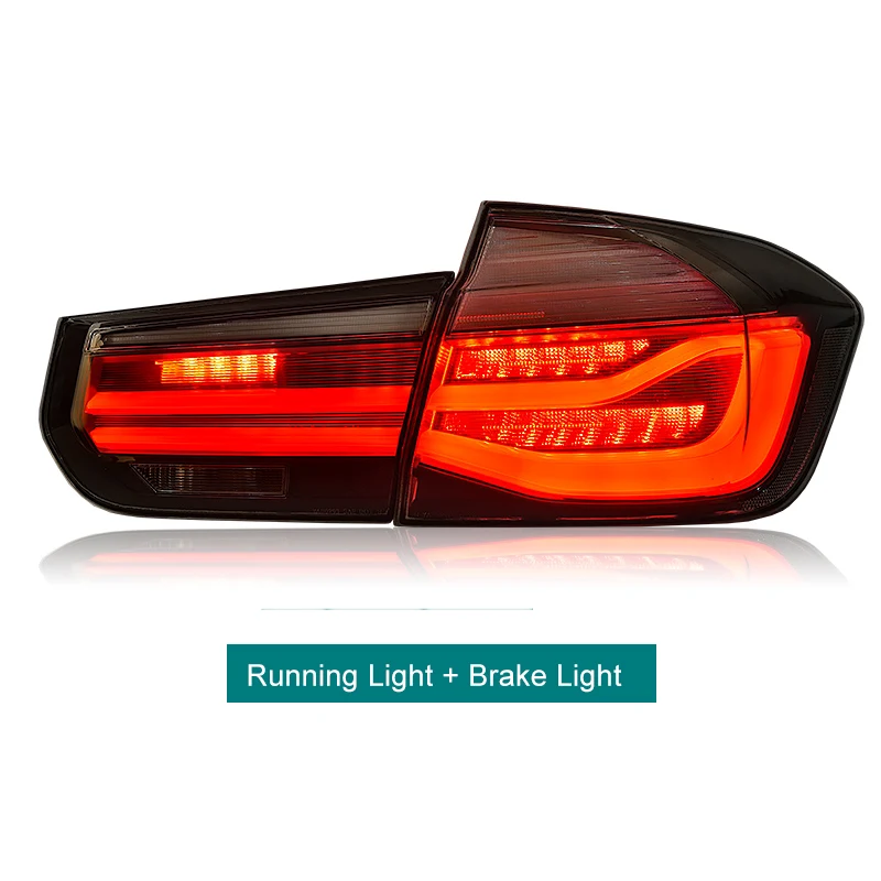 Светодиодный задний фонарь для BMW F30 F35 2013 2014 2015 2016 2017 красный Копченый черный
