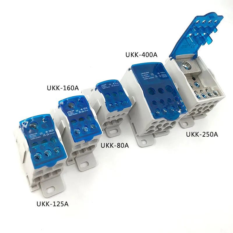 Клеммная колодка UKK80A 1 шт. красный желтый синий зеленый из Din-рейки | Строительство