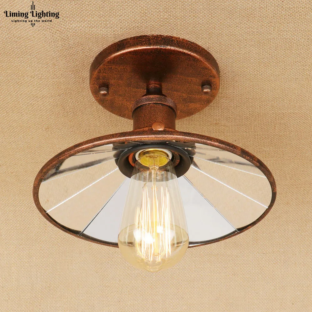 Лофт винтажные потолочные светильники Lamparas De Techo Lustre Luminaria Abajur комнатная потолочная лампа освещение Промышленное освещение для гостиной