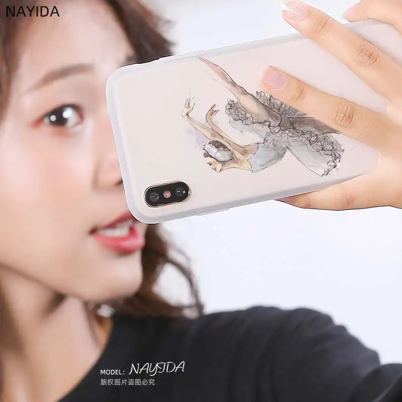 Мягкий Силиконовый ТПУ чехол для телефона Samsung Galaxy S21 S20 S7 Edge S8 S9 S10 Plus красивая