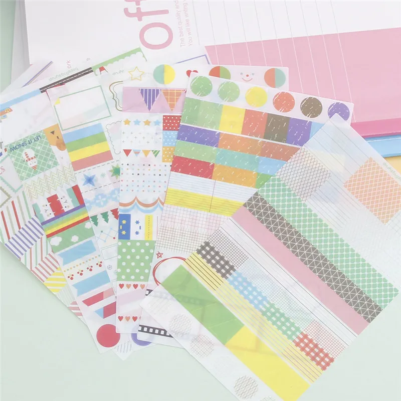 6 лист/с рисунками из мультфильмов с картинкой на выбор Сделай Сам Стикеры