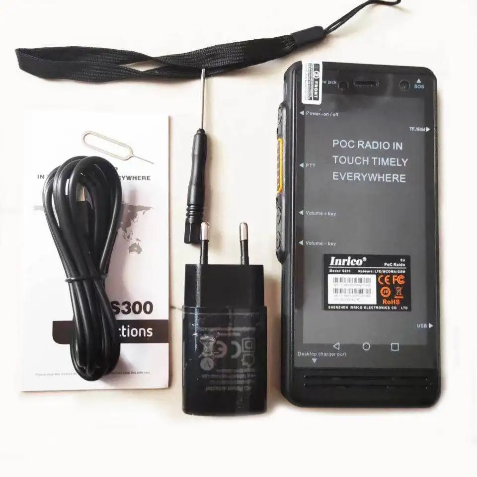 Рация Inrico S300 Zello для большого радиуса действия 4G с GPS PTT Мобильная Сеть Радио walkie