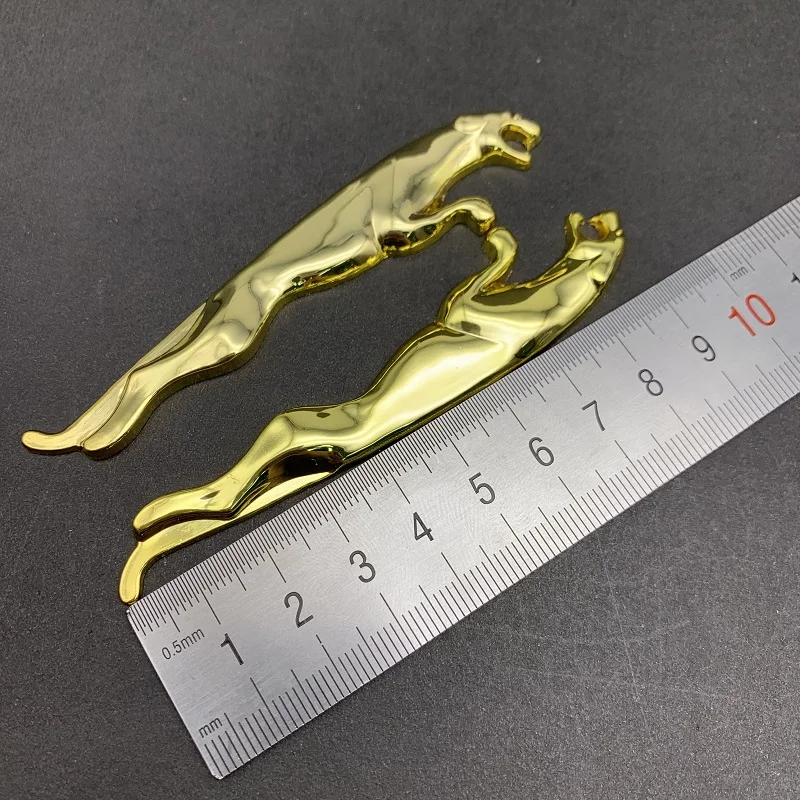 Автомобильный Стайлинг леопардовые тела Стикеры Металлическая Задняя Крышка