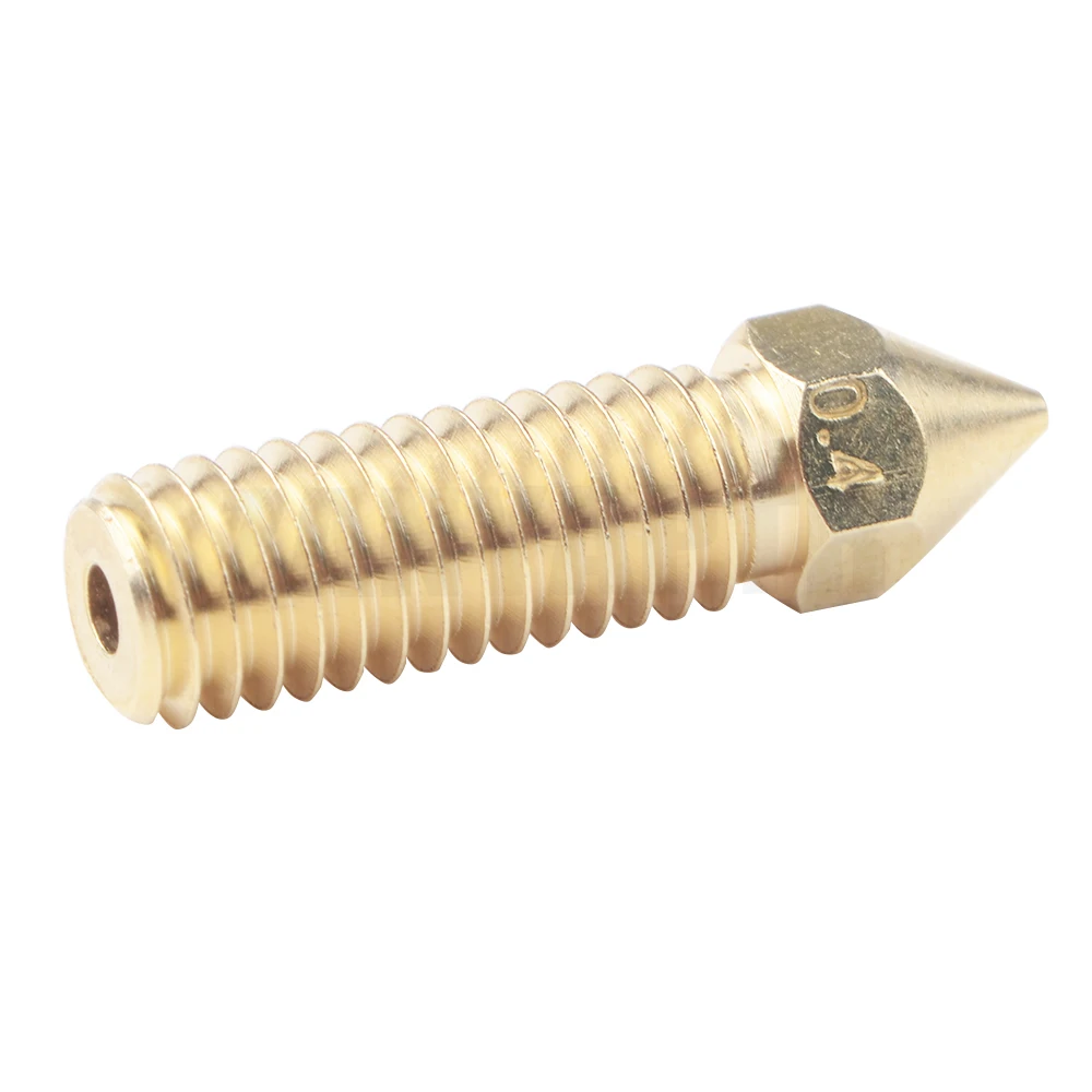 10Pcs/lot 3D Printer High Speed Volcano Nozzle Sharp Brass Copper Stainless steel 0.2-1.0mm For 1.75mm Filament Hotend Extruder |