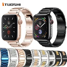 Band for Apple Watch 7 6 5 4 3 2 1 Metal Stainless Steel Watchband Bracelet Strap for iWatch Series 42MM/38MM/40MM/44MM/45MM/41M