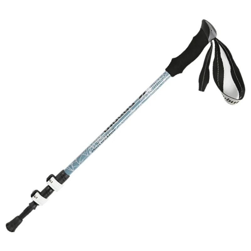 

Top!-Klis амортизирующий светильник прочный легкий алюминиевый сплав Треккинговый столб наружный замок прямая ручка трость