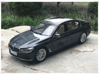 118 for bmw all new 7 series 750 li 2017 diecast metal car model toys gifts collection display gray blue metalplasticrubber