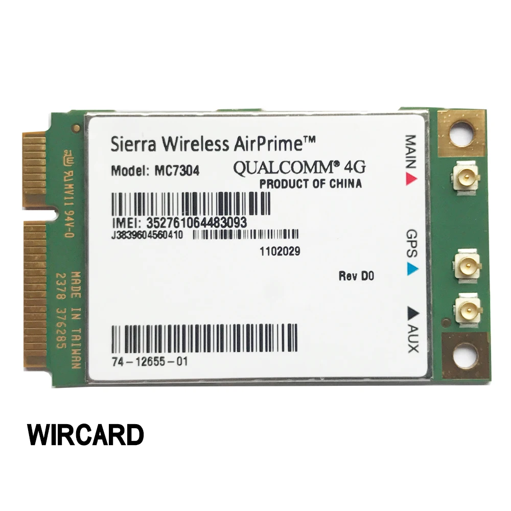 MC7304 mini PCI-E 4G Card LTE Module HSDPA HSPA+ WCDMA for laptop