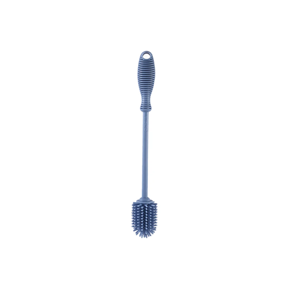 

Long Handle For Baby Glassware Vase Scrubbing Anti Slip Washing Kitchen Water Cup Home Soft Silicone Bottle Cleaning Brush