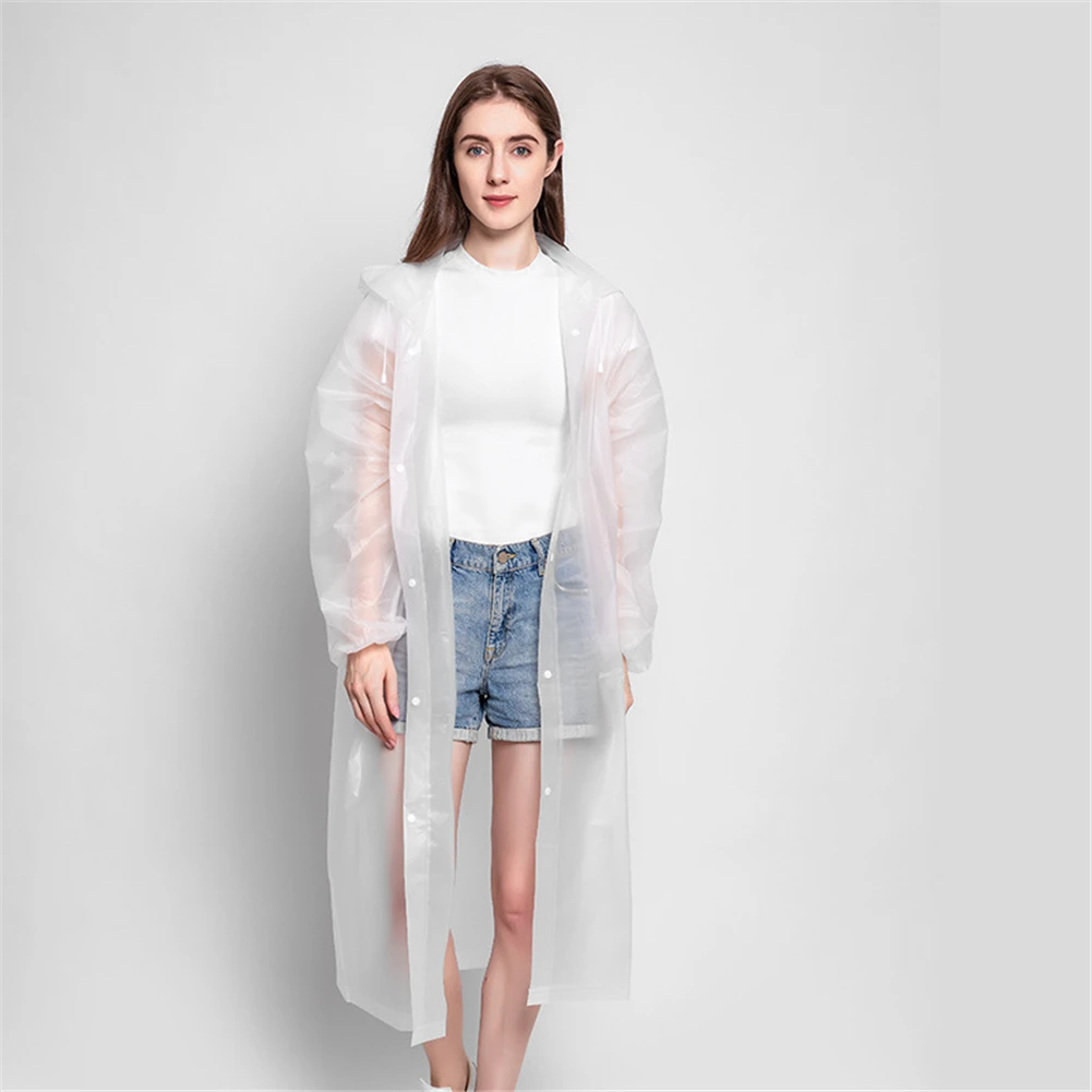 Дождевик пончо многоразовый для взрослых дождевик с капюшоном экстренных