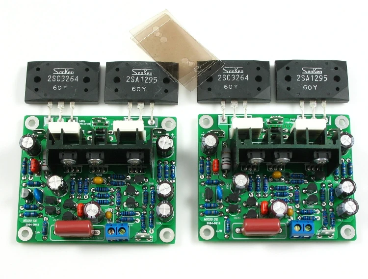 

2 Piece Finished Board MX50 SE Amplifier Board 2SA1295 2SC3264 100W+100W ( 2 Channle AMP)