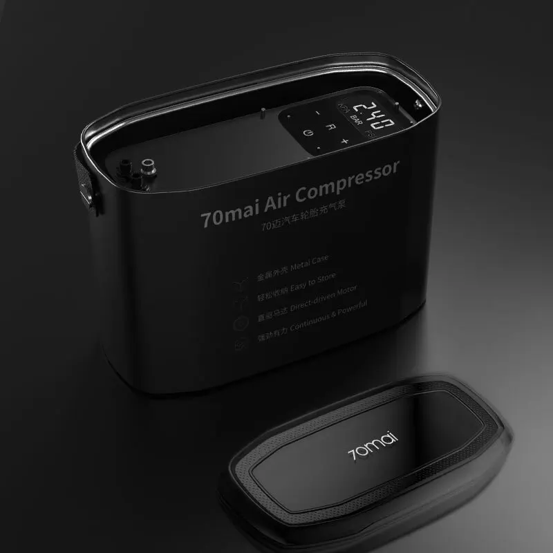 Воздушный компрессор 70 MAI портативный Электрический автомобильный насос