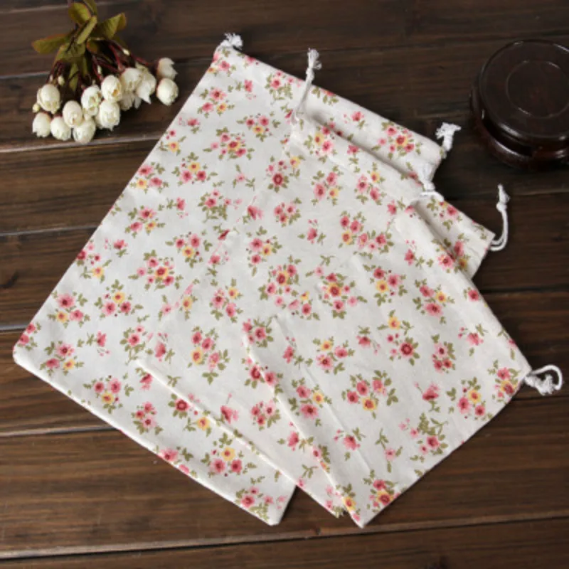 Хлопковые сумки для хранения косметики органайзер вместительная коробка